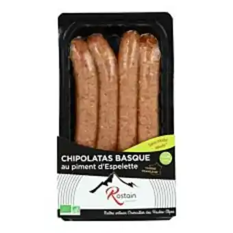 Naturalia Chipolatas basque x4 220g bio offre