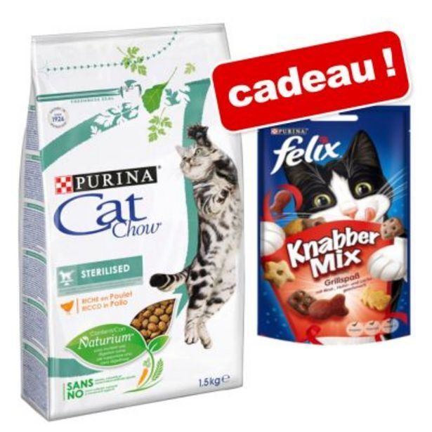 Promo Croquettes purina cat chow special care 1,5 kg + friandise felix