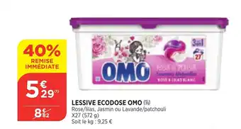 Bi1 OMO lessive ecodose offre