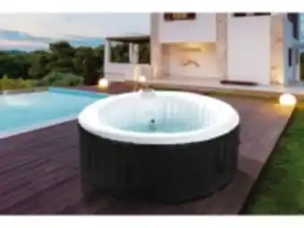 E.Leclerc Brico Spa gonflable "saint tropez" en pvc - 4 places - noir offre