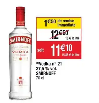 SMIRNOFF vodka n 21 37,5% vol.