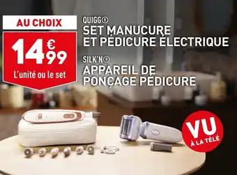 ALDI QUIGG set manucure et pédicure électrique offre