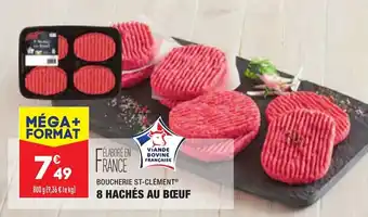 ALDI BOUCHERIE ST-CLÉMENT 8 hachés au bœ offre