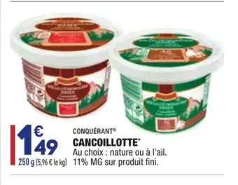 ALDI Cancoillotte offre