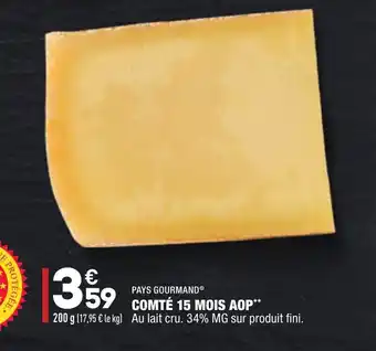 ALDI Comté 15 Mois AOP offre