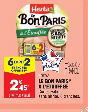 Herta Le Bon Paris à l'étouffée