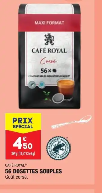 ALDI 56 Dosettes Souples offre