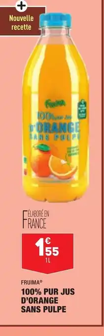 ALDI 100% Pur Jus d'Orange Sans Pulpe offre
