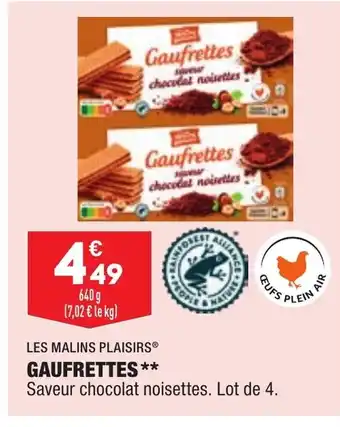ALDI Gaufrettes offre