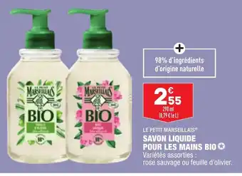 ALDI Savon Liquide Pour Les Mains Bio offre