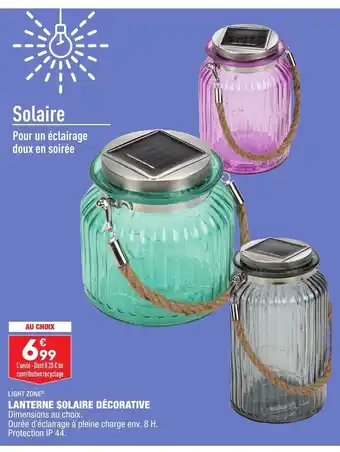 ALDI Lanterne Solaire Décorative offre