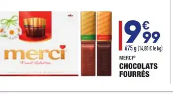 Chocolats Fourrés