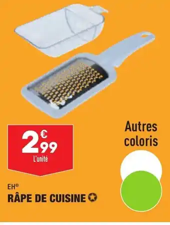 ALDI Râpe de Cuisine offre