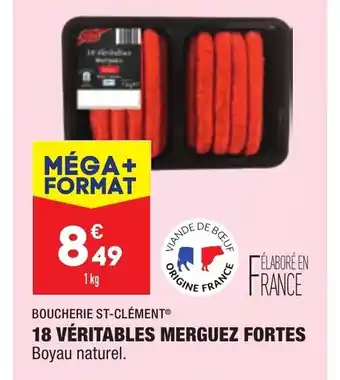 ALDI 18 Véritables Merguez Fortes offre