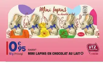 ALDI Mini Lapins en Chocolat Au Lait offre