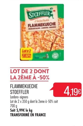 Match Stoeffler Flammekueche offre