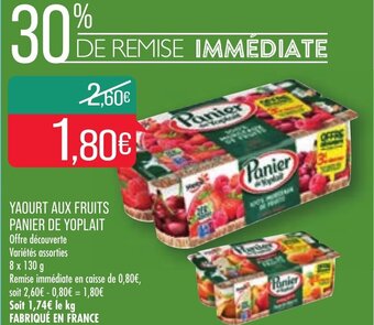 Match Panier de Yoplait Yaourt Aux Fruits offre