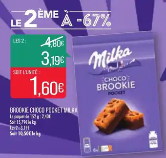 Match Milka Brookie Choco Pocket offre