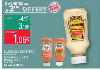 Match Sauce Flacon Souple Heinz offre