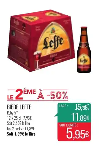 Match Leffe Bière offre