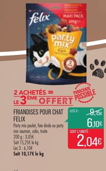 Match Felix Friandises Pour Chat offre