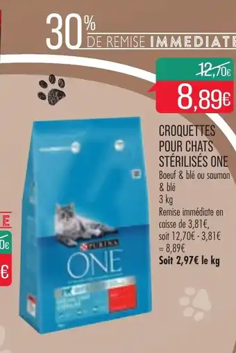 Match Croquettes Pour Chats Stérilisés One offre