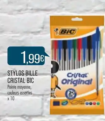 Match Cristal Bic Stylos Bille offre