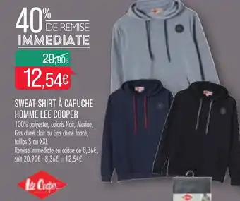 Match Sweat-Shirt à Capuche Homme Lee Copper offre