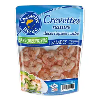 Auchan Supermarché Crevettes nature l'assiette bleue offre