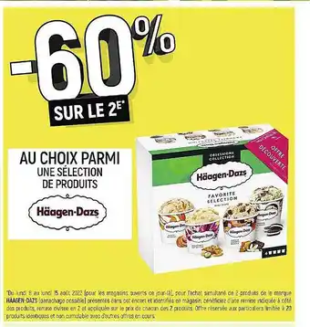 Spar Produits häagen-dazs offre