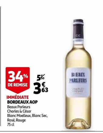 Auchan Bordeaux aop offre