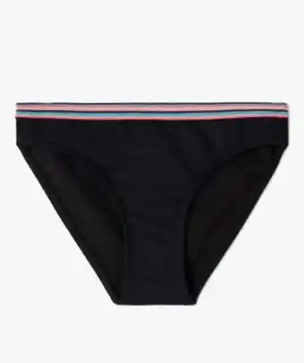 Gémo Slip de bain fille avec ceinture multicolore vue1 - gemo (junior) - gemo offre