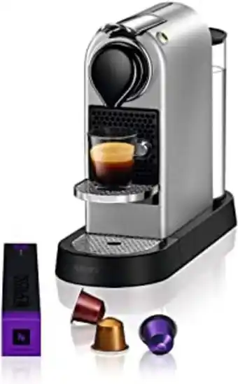 Amazon Krups nespresso citiz cafetière à dosettes silver yy4118fd offre
