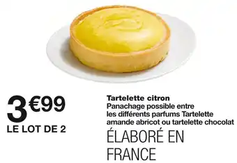 Monoprix Tartelette citron offre