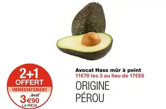 Monoprix Avocat hass mûr à point offre