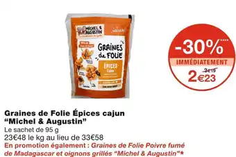 Michel & augustin graines de folie épices cajun