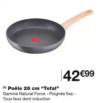 Monoprix Tefal poêle 28 cm offre