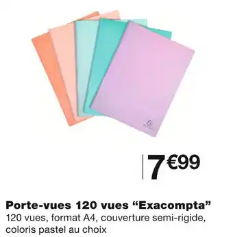 Monoprix Exacompta porte-vues 120 vues offre