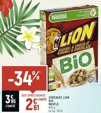 Spar Nestlé céréales lion bio offre