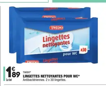 ALDI Lingettes Nettoyantes Pour Wc offre