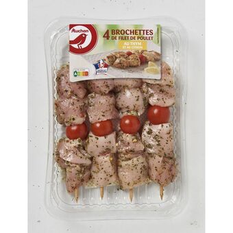 Auchan Brochettes de poulet auchan offre