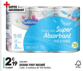 ALDI Essuie-Tout Décore offre