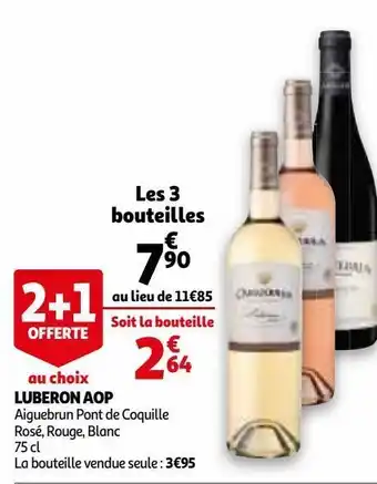 Auchan Supermarché Luberon aop offre