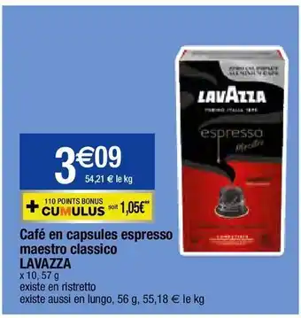 Migros Capsules de café lavazza offre