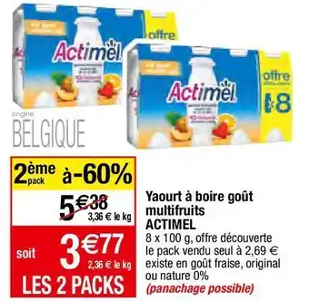 Migros Yaourt à boire actimel offre