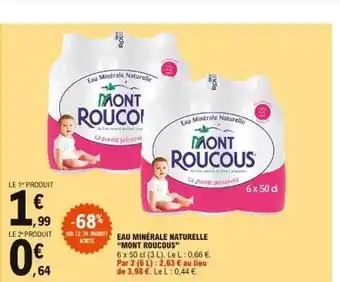 E.Leclerc Eau minérale naturelle offre