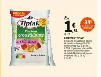 E.Leclerc Croûtons offre