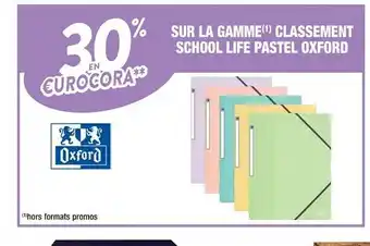 La gamme classement school life pastel oxford
