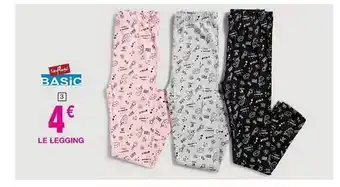 Cora x Carrefour Le legging influx basic offre
