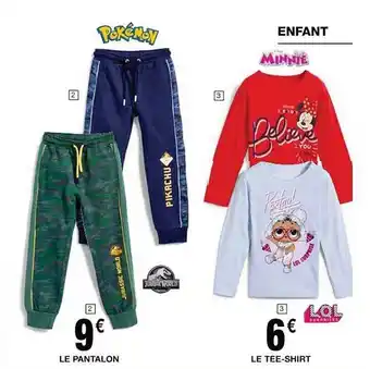 Cora x Carrefour Le pantalon, le tee-shirt offre